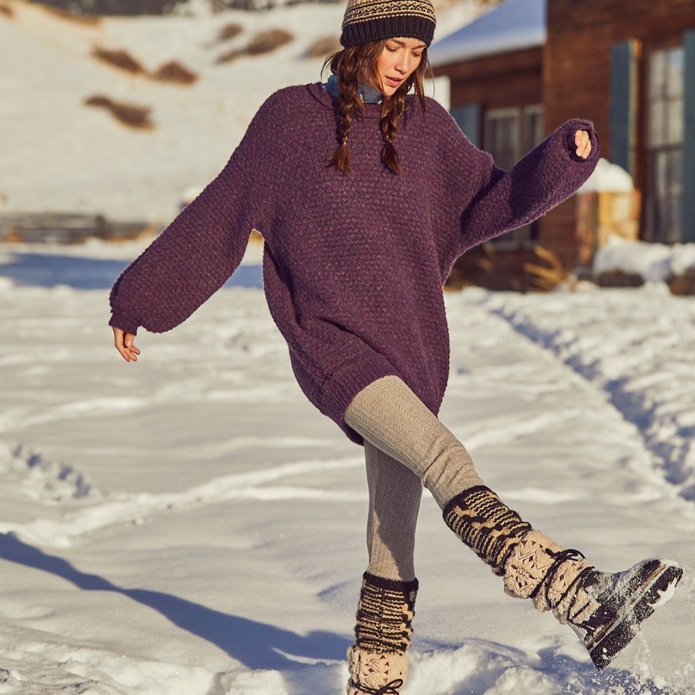 Free People Lola Sweater Mini Dress